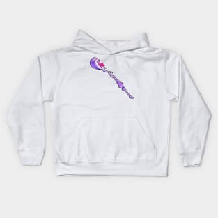 Silver Heart Key Kids Hoodie